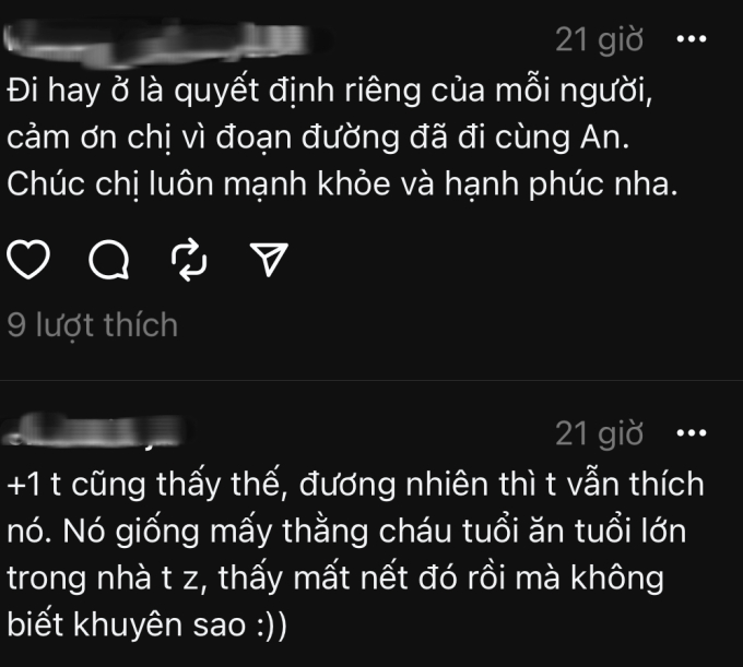  Không ít người vẫn bày tỏ sự tôn trọng đối với hành động thoát fan của chủ thớt