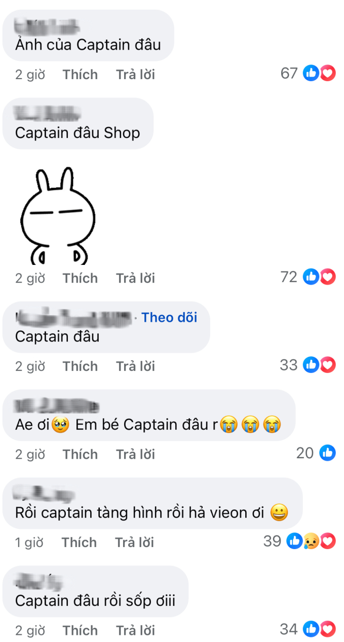  Fanpage chính thức của show giải trí bị chỉ trích đăng thiếu ảnh Captain.