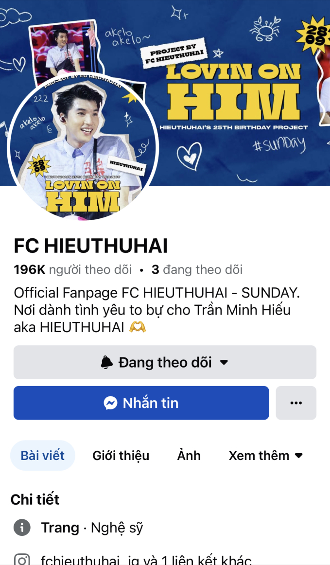  Fanpage chính thức FC HIEUTHUHAI bị phát hiện ấn nút thích bài đăng bóc phối Negav.