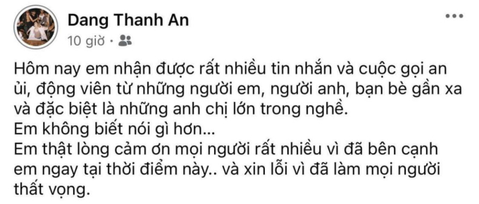 Dòng trạng thái cám ơn đồng nghiệp của Negav