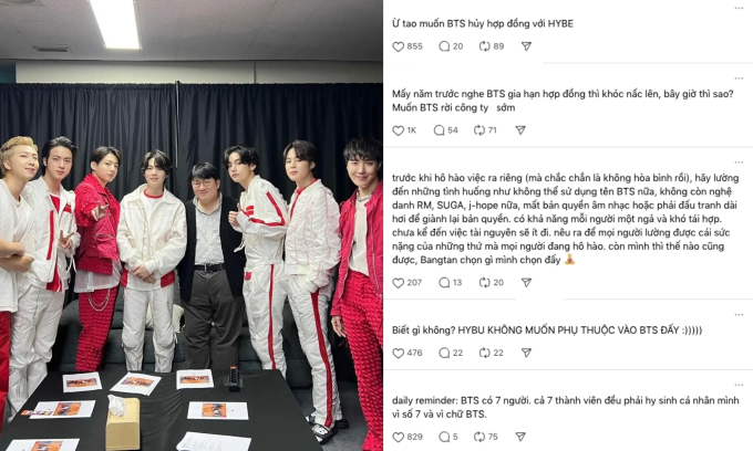 Từ Hàn đến Việt và cả fandom quốc tế của BTS đều ủng hộ các chàng trai tách lẻ