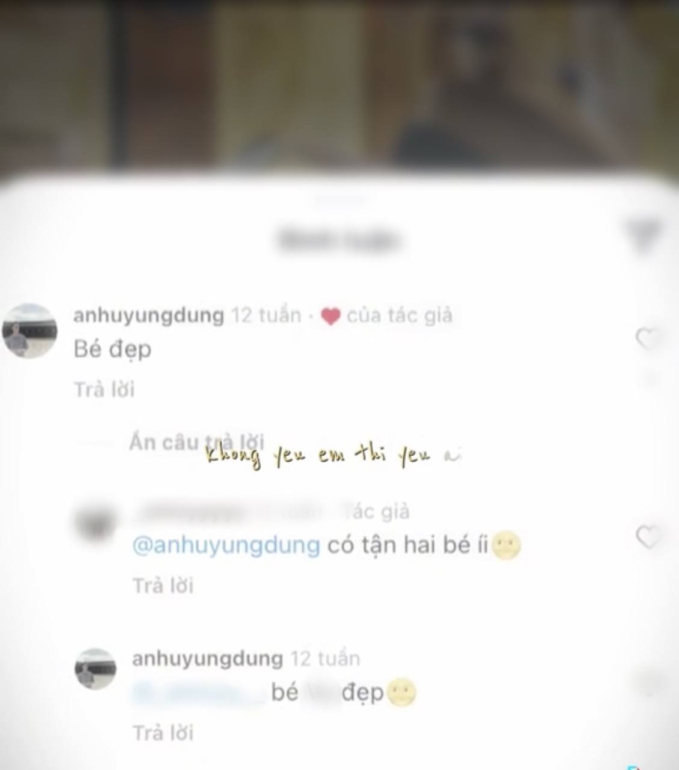 Cả hai có những bức hình thân thiết tình cảm, tương tác ngọt ngào trên mạng xã hội