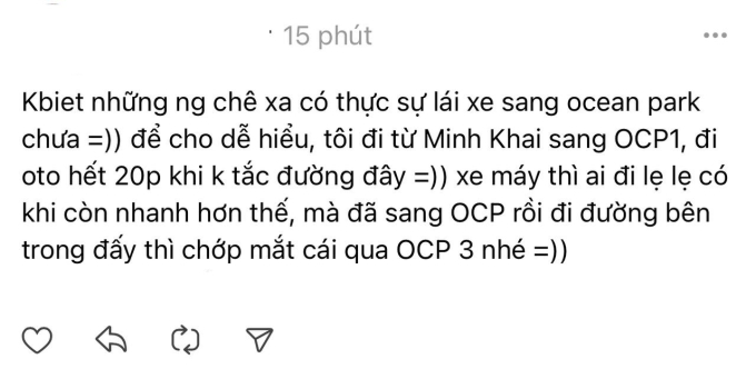   Ý kiến khẳng định đường di chuyển đến Ocean Park 3 không hề gian nan như nhiều người đang xôn xao   