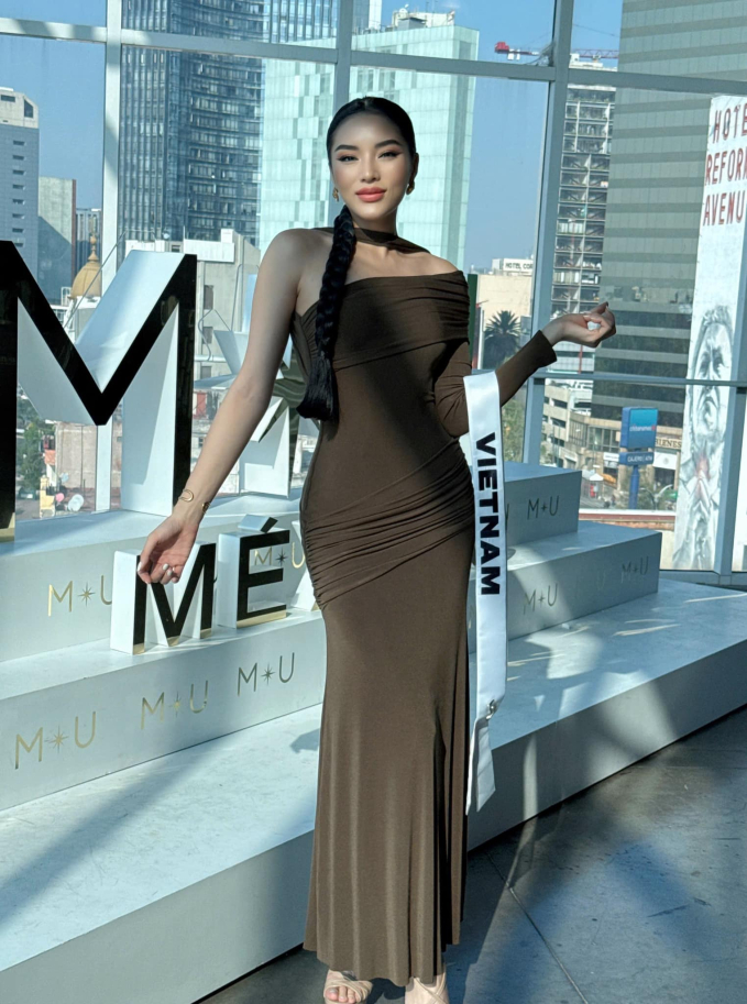 Kỳ Duyên chỉ cập nhật những hoạt động liên quan đến Miss Universe 