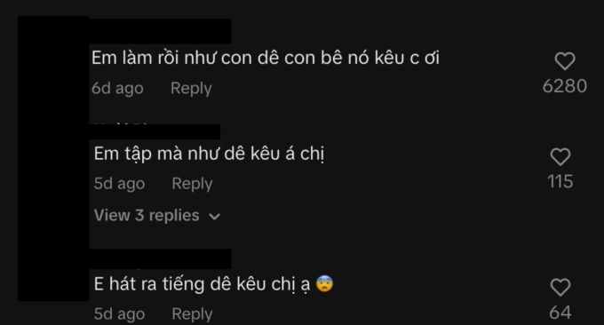   Cộng đồng mạng ví von giọng của mình giống tiếng dê kêu khi học theo màn dạy hát của Kiều Anh   