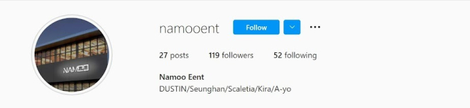 Sau đó, công ty này đổi tên thành Namoo Entertainment và vẫn tiếp tục hoạt động, thậm chí còn tuyển thêm thực tập sinh