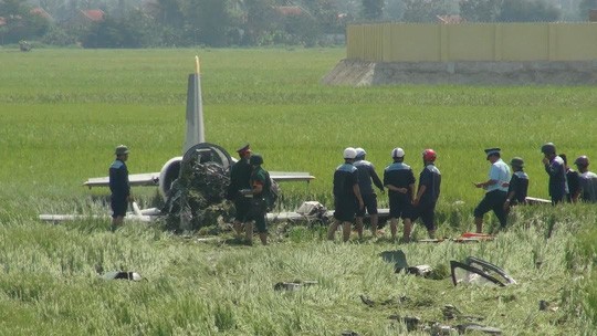 Một vụ rơi máy bay luyện tập ở Phú Yên năm 2016.