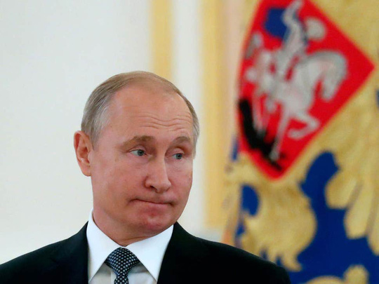  Tổng thống Vladimir Putin đã ký ban hành luật ngưng tham gia INF. Ảnh: AP.