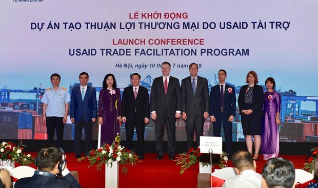 Dự án tạo thuận lợi thương mại đã chính thức được khởi động ngày 10/7. Ảnh: Vietnam+.