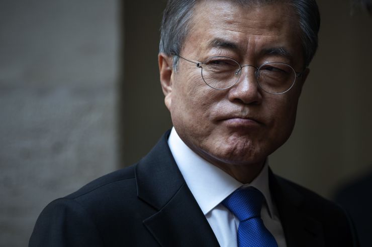 Tổng thống Hàn Quốc Moon Jea-in.