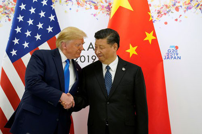Tổng thống Donald Trump và Tập Cận Bình tại hội nghị G20 Tokyo.
