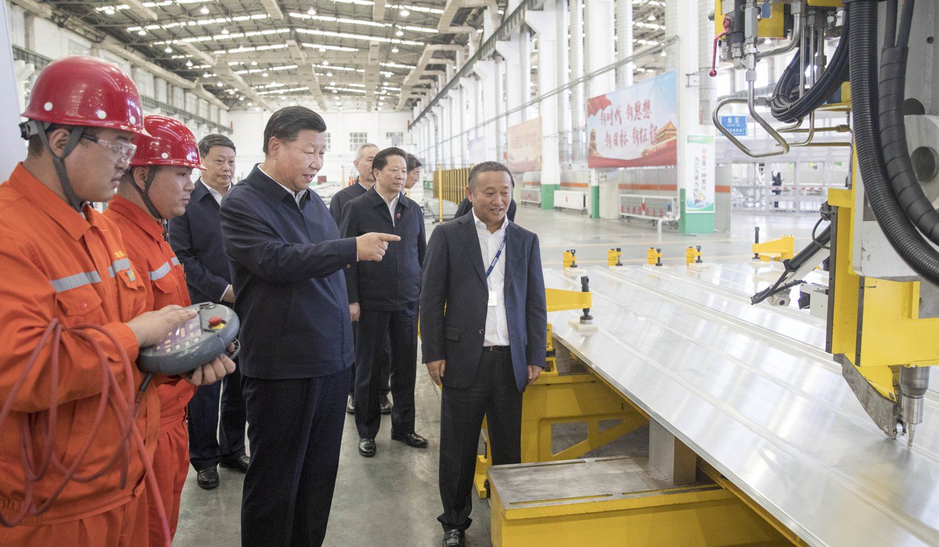Ông Tập Cận Bình thăm nhà máy China Zhongwang.