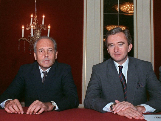  Sau khi tốt nghiệp đại học, Bernard Arnault đã làm việc một thời gian cho công ty xây dựng của cha mình trước khi trở thành ông chủ của LVMH. Ảnh: Getty Images.