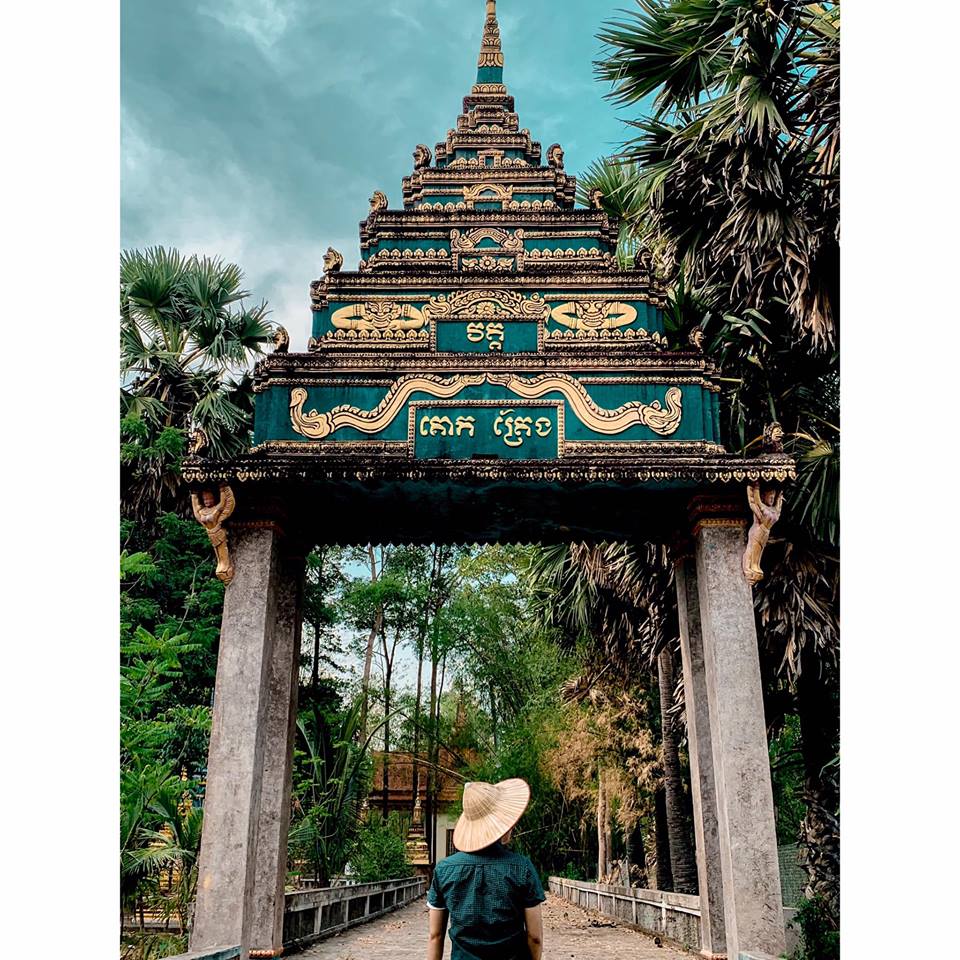Ngôi chùa Khmer tại An Giang.