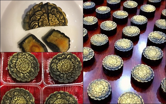 Bánh trung thu dát vàng có giá dao động từ 150.000 - 200.000 đồng