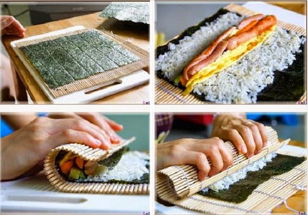 Món ngon mỗi ngày: Cách làm cơm cuộn rong biển đơn giản mà ngon