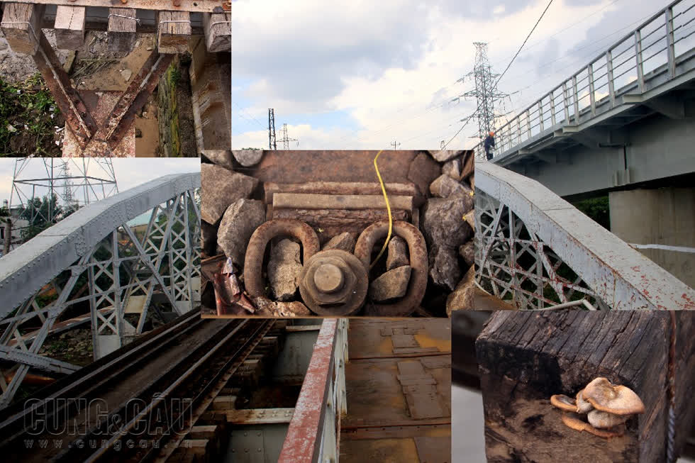 Những hình ảnh cuối cùng của cầu đường sắt Bình Lợi trước ngày tháo dỡ