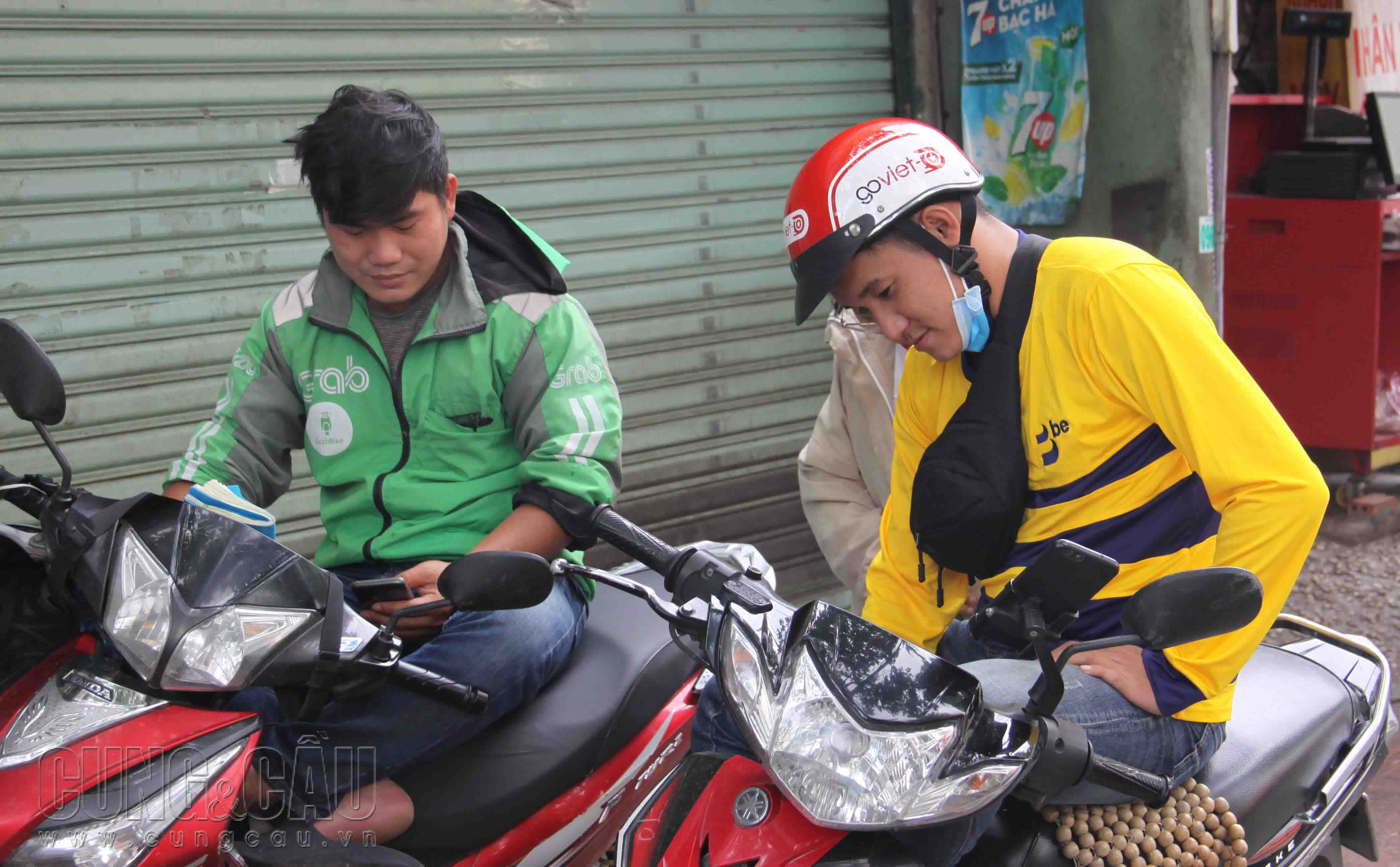 Grab, Go Việt và Be là ba cái tên lớn đang hoạt động trong thị trường gọi xe công nghệ tại Việt Nam.