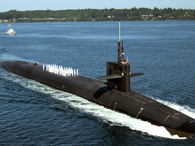 Tàu ngầm hạt nhân của quân đội Mỹ.
