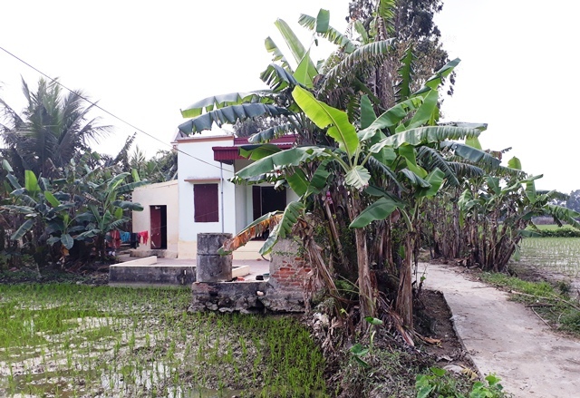 Ngôi nhà nhỏ, nơi sinh sống của mẹ con Châu Việt Cường