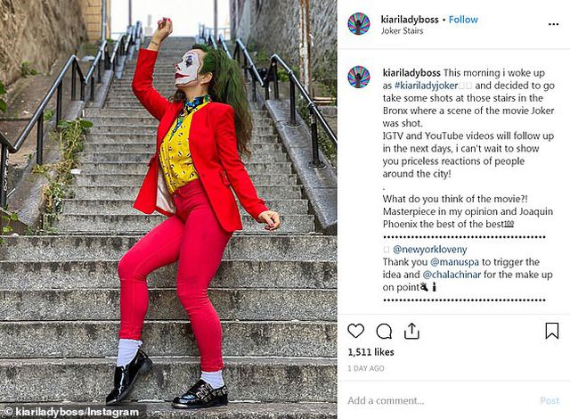 Cầu thang Joker nhảy múa điên cuồng trở thành địa điểm check-in sốt nhất mạng xã hội