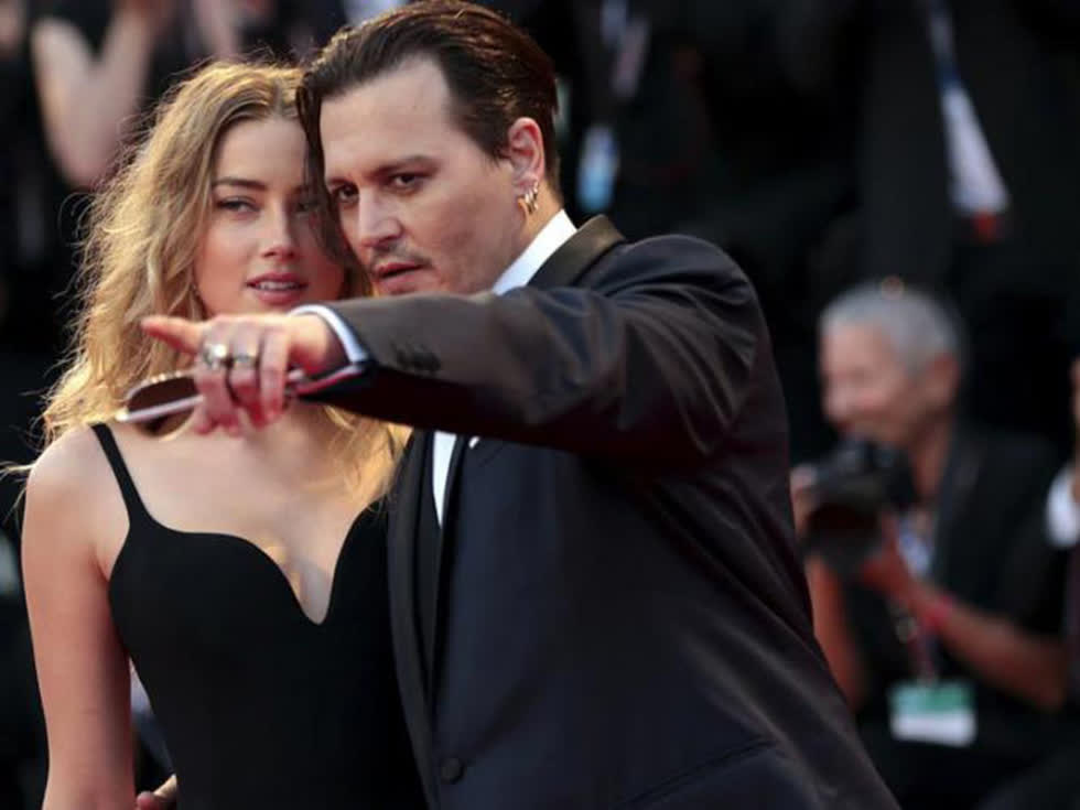 Johnny Depp và vợ cũ thời còn mặn nồng