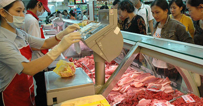 Giá thịt heo ổn định trở lại