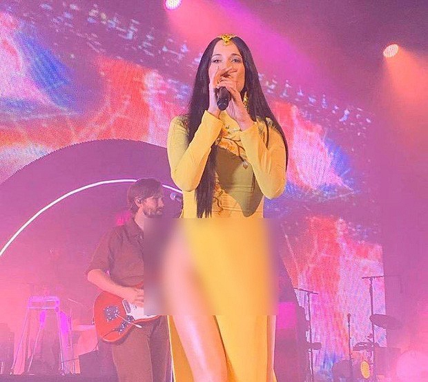 Nữ ca sĩ người Mỹ Kacey Musgraves bị Ngô Thanh Vân chỉ trích về việc mặc áo dài phản cảm.