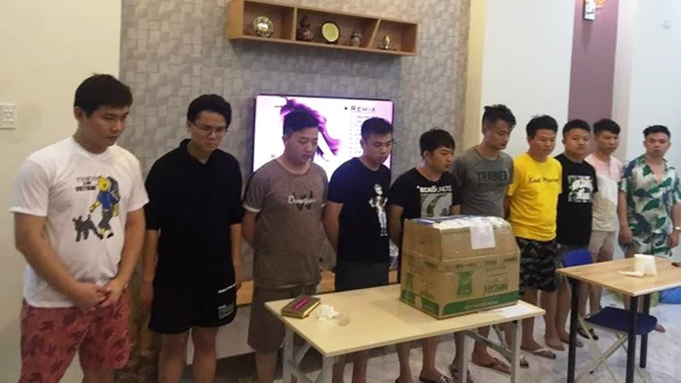 Một nhóm người Trung Quốc có hoạt động trái pháp luật bị công an Đà Nẵng bắt giữ.