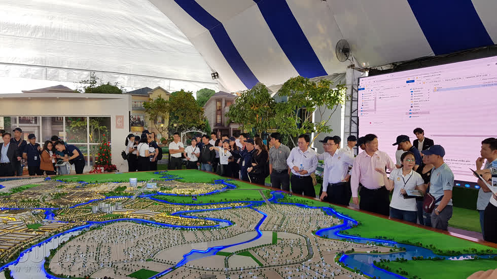 Dự án khu đô thị sinh thái được người đầu tư quan tâm tại Novaland Expo 2019 - Ảnh: Cẩm Viên