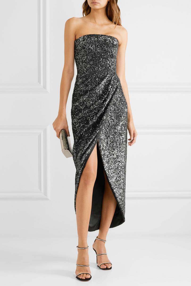  Strapless Sequin Dress, Rasario, £ 990  