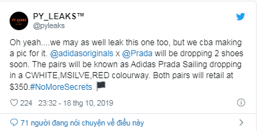 Sự kết hợp hoàn hảo giữa Prada và Adidas trong mẫu giày thể thao mới nhất  