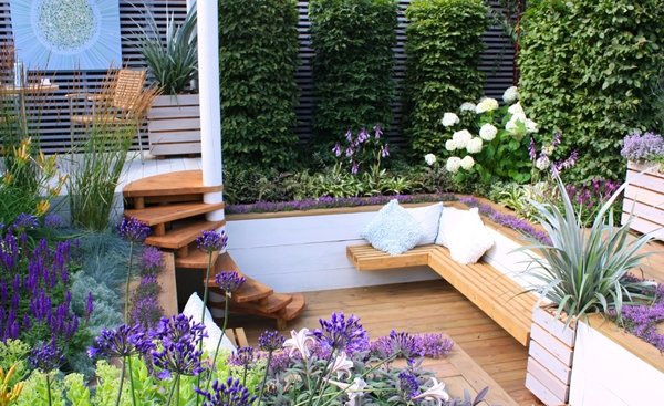 Mang không gian xanh vào nhà bằng cách thiết kế sân vườn mini
