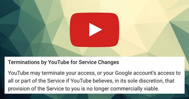 YouTube có thể sẽ khoá tài khoản nếu người dùng cố tình chặn quảng cáo