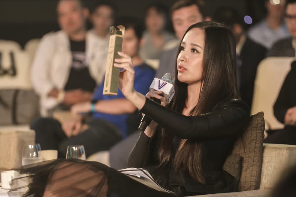 Hoa hậu Mai Phương Thúy, một trong những vị giám khảo chương trình. 