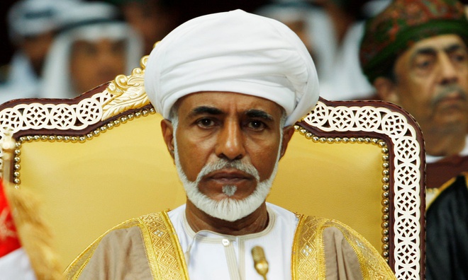 Quốc vương Oman Qaboos bin Said đã qua đời đêm 10/1. Ảnh: Reuters.