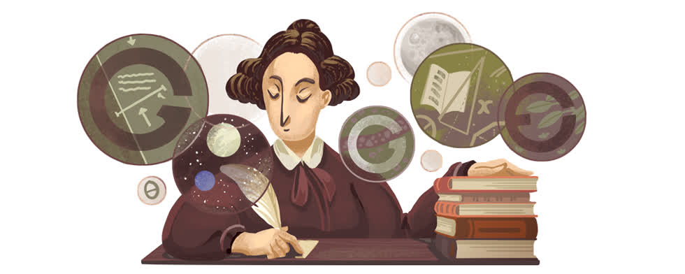   Google Doodle hôm nay 2/2 tôn vinh Mary Somerville  