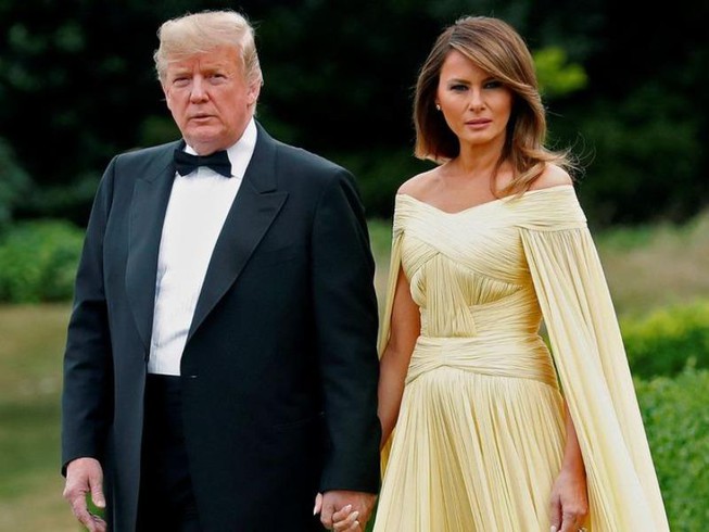 Tổng thống Mỹ Donald Trump và Đệ nhất phu nhân Melania.