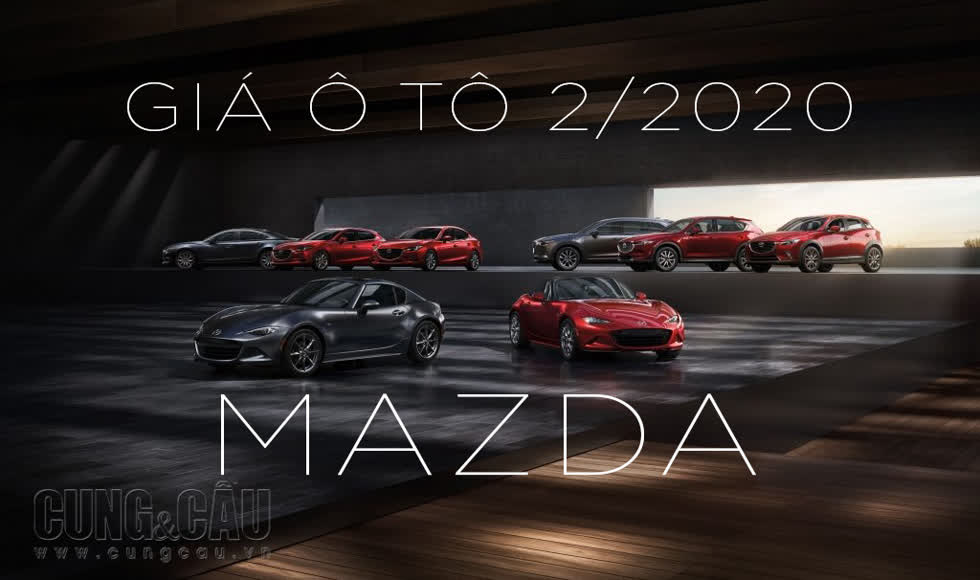 Giá ô tô Mazda tháng 2/2020: CX-5 từ 857 triệu đồng