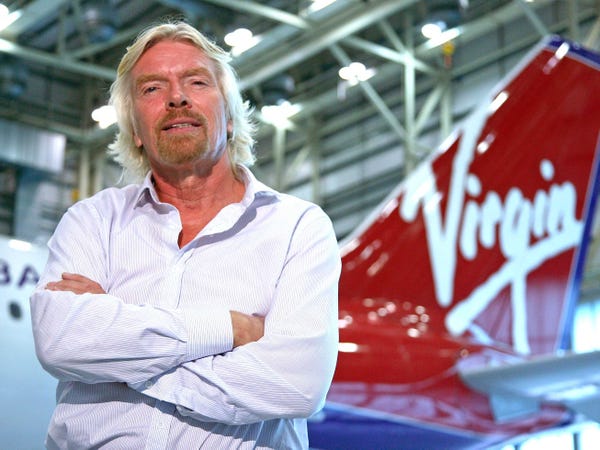 Richard Branson - người sáng lập Virgin Group. Ảnh: Getty