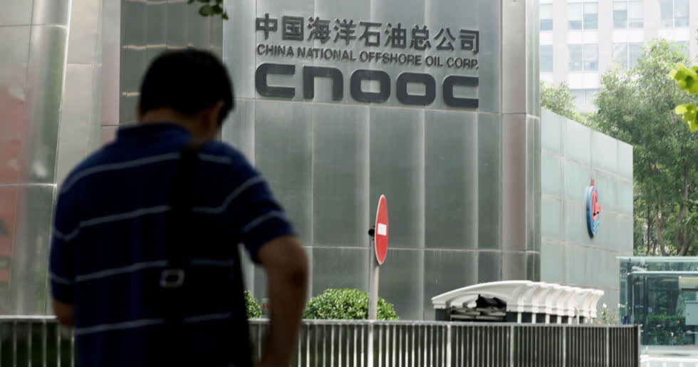 CNOOC là một trong những tập đoàn nằm trong danh sách các công ty bị Mỹ niêm yết. Ảnh: Rfa.