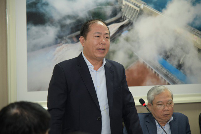 Ông Vũ Anh Minh, Chủ tịch HĐTV Tổng công ty Đường sắt Việt Nam Ảnh: Dân Trí.
