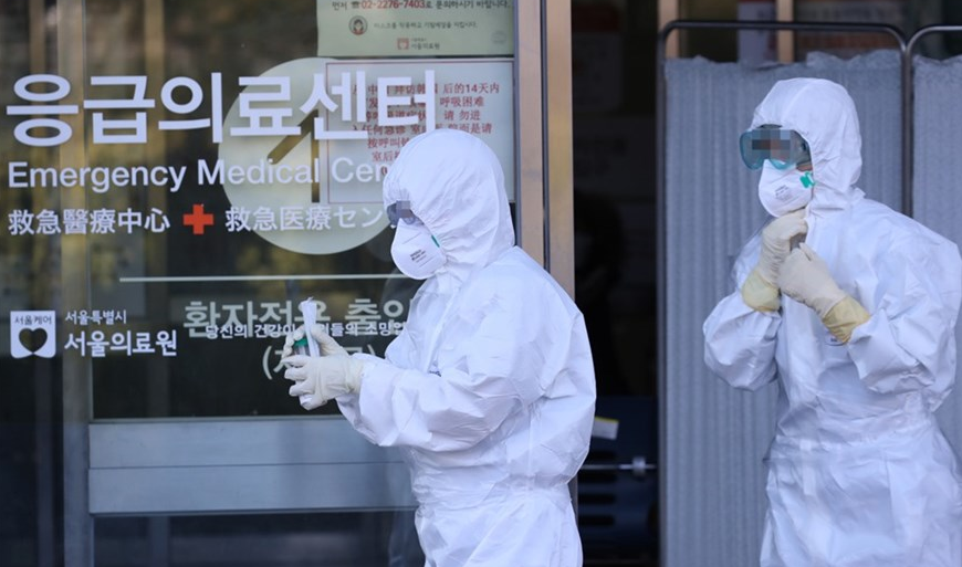   Số ca nhiễm COVID-19 ở Hàn Quốc tăng đột biến chỉ trong 1 tuần. Ảnh: TheKoreaHerald.  