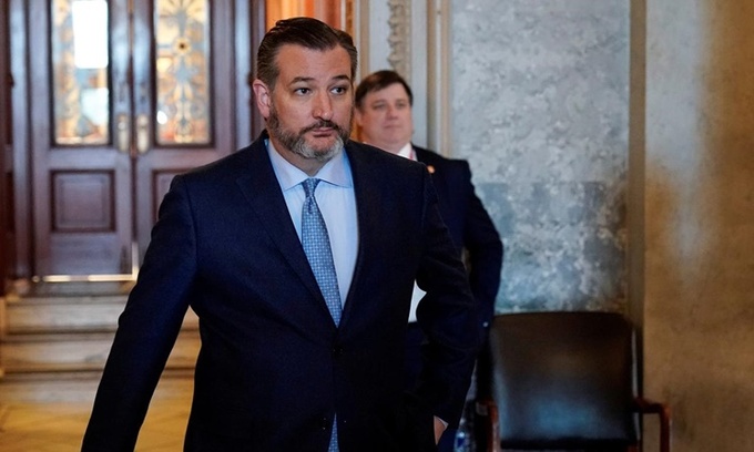 Thượng nghị sĩ bang Texas Ted Cruz tại Washington. Ảnh: Reuters.
