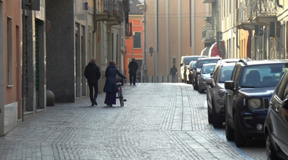Một con đường thuộc thị trấn Codogno phía Bắc nước Ý (Ảnh: Reuters).