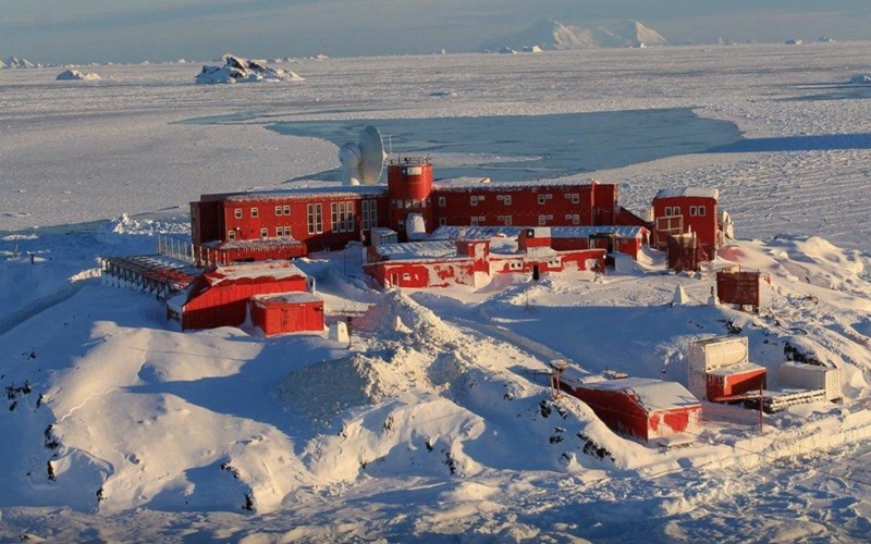 Căn cứ Bernardo O’Higgins Riquelme của Chile tại Nam Cực. Ảnh: Reuters