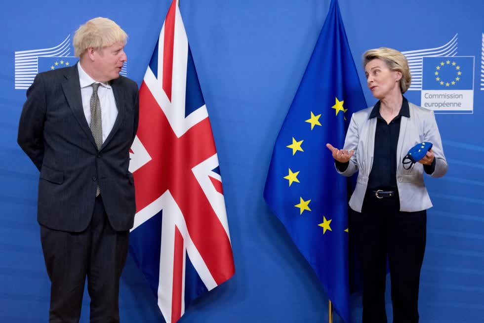 Anh và EU chính thức đạt được thỏa thuận Brexit. Ảnh: TTXVN.