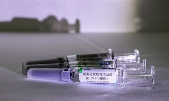 Vaccine Sinopharm thử nghiệm hồi tháng 7 của Trung Quốc. Ảnh: Global Times