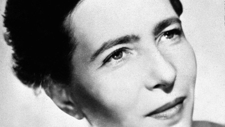 Bà Simone de Beauvoir. 