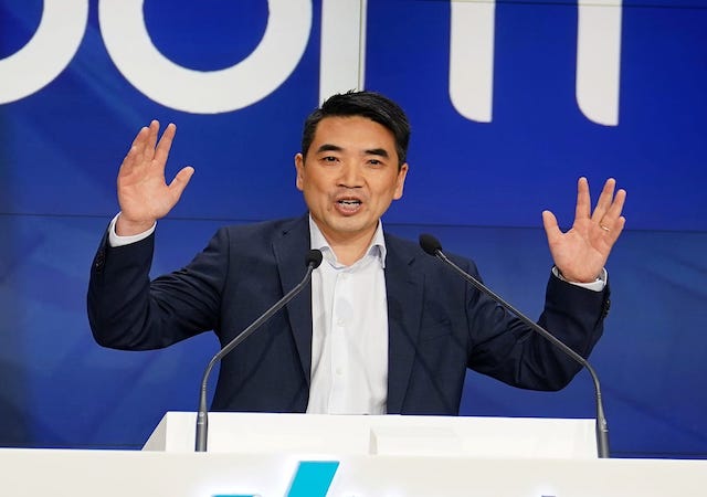   Eric Yuan, CEO Zoom. Ảnh: Getty Images.  
